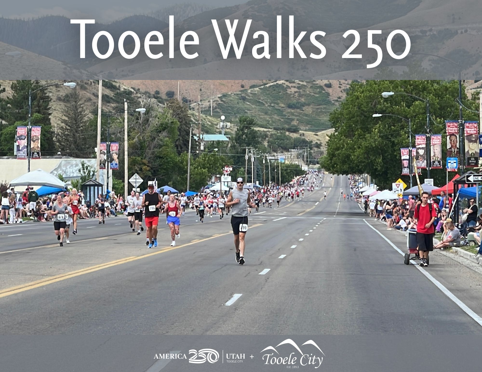 Tooele Walks 250 Button
