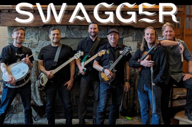 Photo of the Swagger band and its six members.